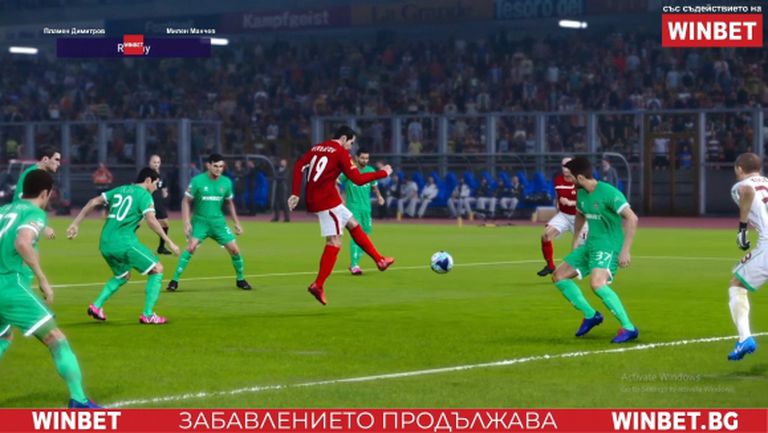 Ретро ЦСКА с нова забележителна победа в WINBET e-футбол лига