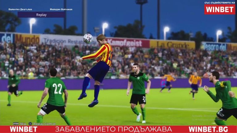 Левски Спартак с атрактивно равенство в WINBET е-футбол лига