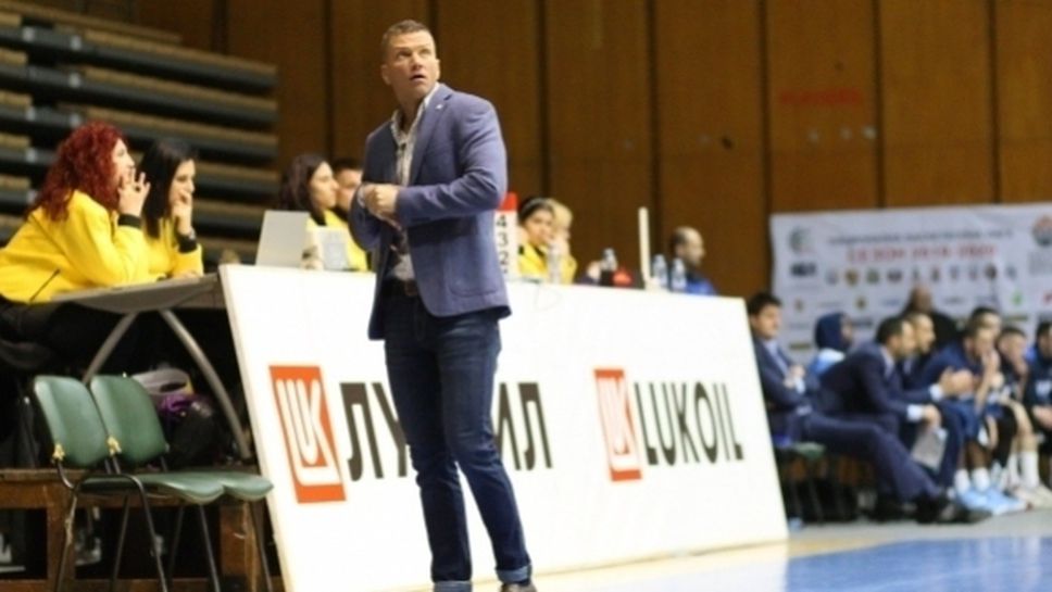 Александър Дяковски щастлив въпреки загубата от Левски Лукойл