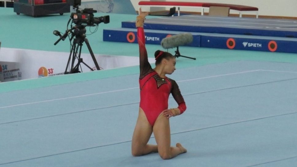 Осмо място отборно и финал на прескок при кадетите на Европейското в Мерсин