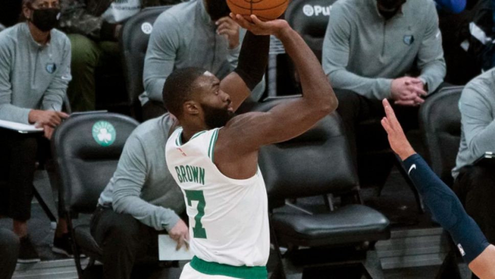 Джейлън Браун с рекордни 42 точки, Бостън отнесе Мемфис