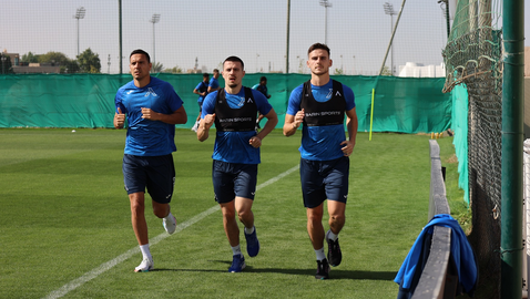  Левски тренира на цялостни обороти в Дубай 