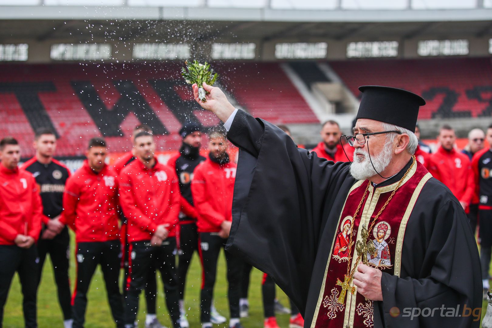  Водосвет преди първата подготовка на Локомотив (София) 