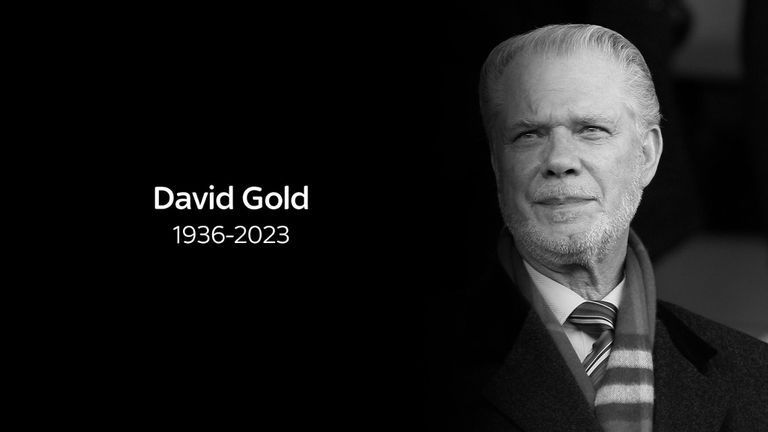 Съсобственикът на Уест Хам Дейвид Гол е починал на 86 годишна