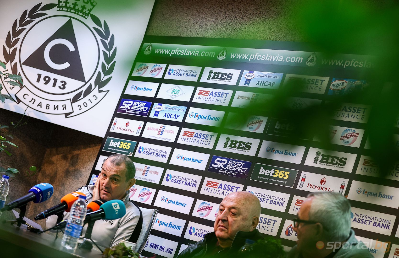 Пресконференция на Венцеслав Стефанов и Златомир Загорчич