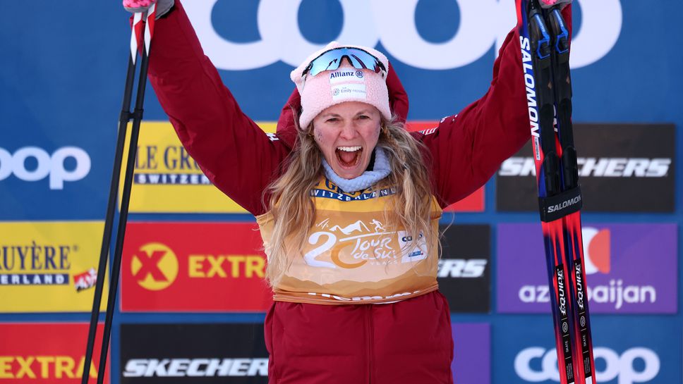 Джеси Дигинс триумфира за трети път на „Тур дьо ски“ при дамите