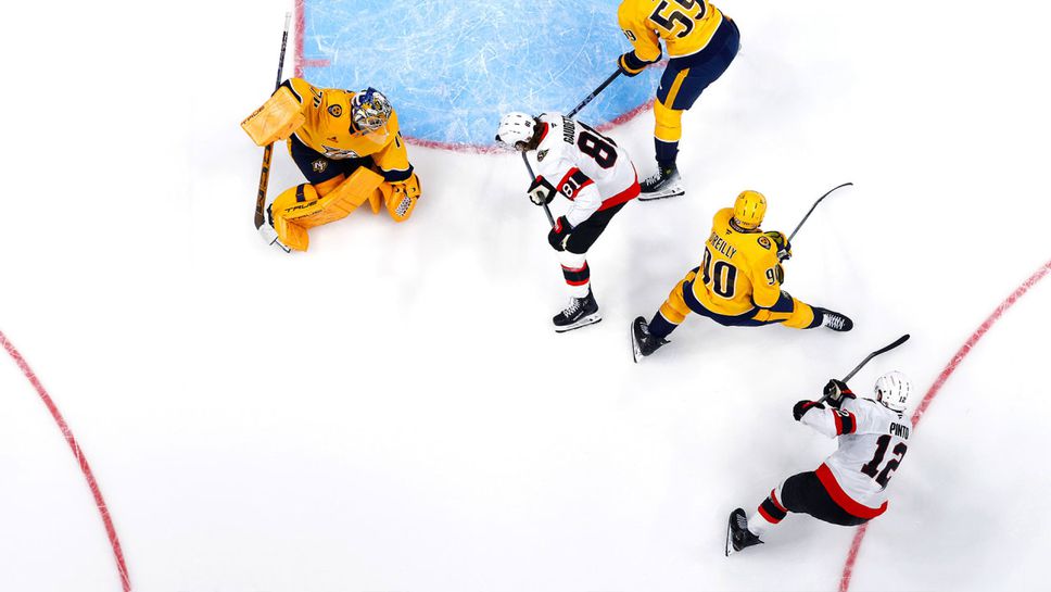 Адам Гаудер и Давид Перон записаха по гол и асистенция за победа на Отава срещу Нешвил