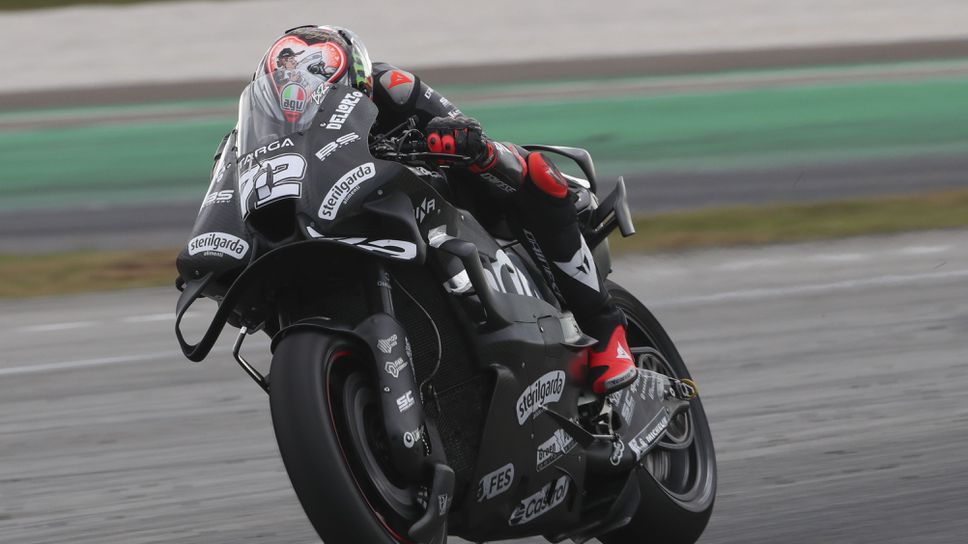 Пилотът на Априлия Марко Бедзеки заяви че е окуражен от