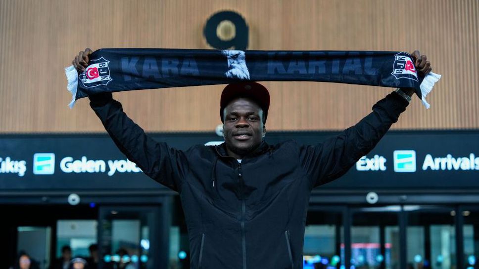 Турският гранд Бешикташ представи официално полузащитника Жуниор Олайтан Черно белите