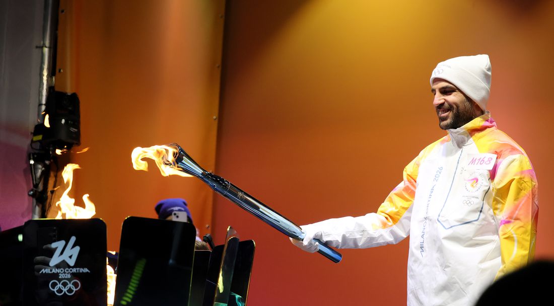 Световен шампион във футбола също понесе олимпийския огън