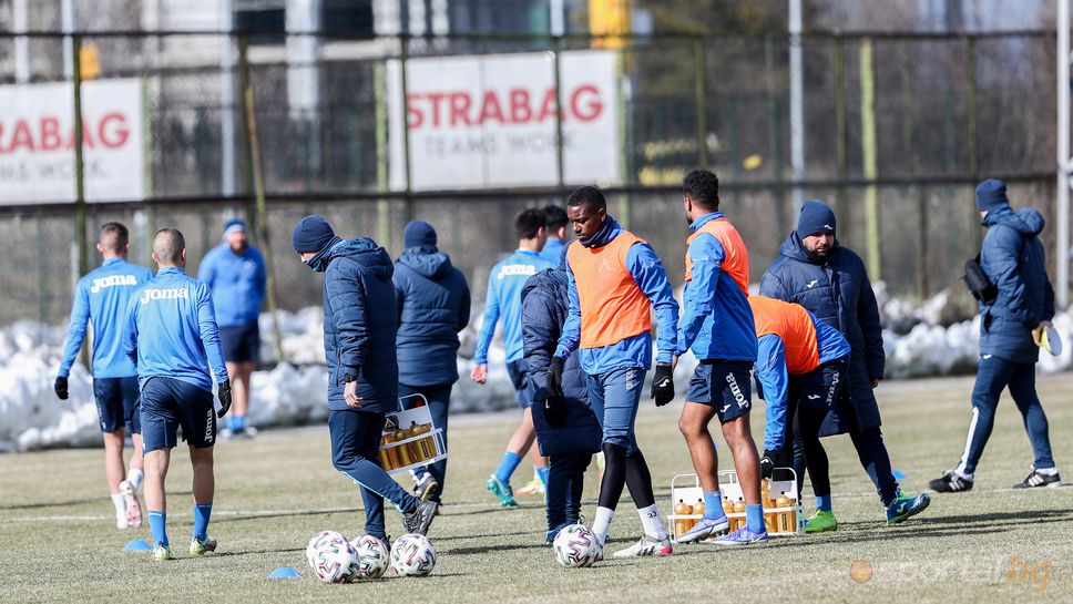 Тренировка на Левски