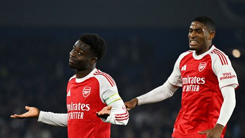 Арсенал излъга Брайтън с щастлив рикошет и увеличи преднината си на върха на седем точки