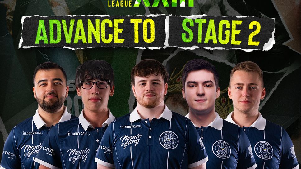 Алекс "Rainwaker" Петров и Monte повалиха устремения PARIVISION и се класираха за втората фаза на ESL Pro League