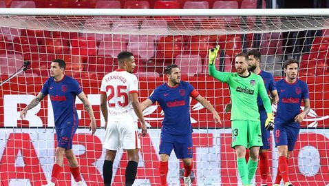 Севиля спря лидера Атлетико Мадрид и завърза интригата в Ла Лига
