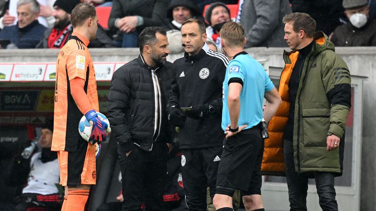  Фрайбург има време до среднощ да апелира резултата от мача с Байерн 