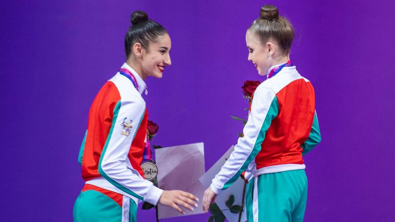 Представителките на България в индивидуалната надпревара Стилияна Николова и Ева
