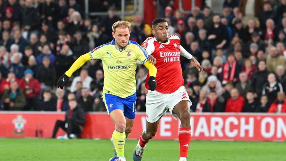 Саутхамптън 0:0 Арсенал, "артилеристите" печелят корнер след корнер, но така и не могат да вкарат