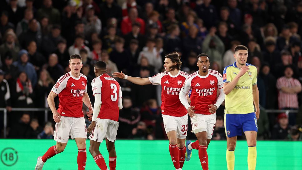 Саутхамптън 1:1 Арсенал, Гьокереш влезе от пейката и е напът да спаси лондончани от голям резил!