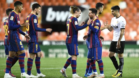 Меси събра отбора в дома си, за да го мотивира за финала на сезона