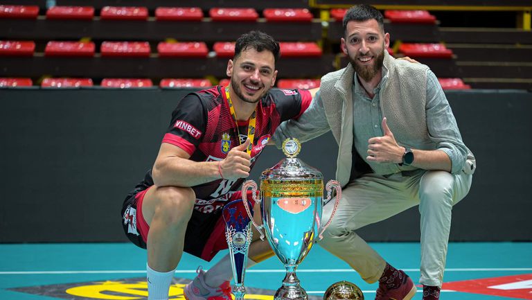 Аксел Трухчев и Георги Петров които станаха шампиони на България