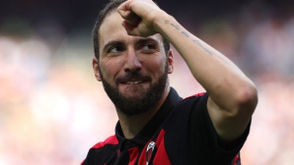 Милан удари Киево, Игуаин с два гола