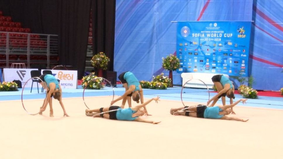 Националките по художествена гимнастика с открита тренировка преди финала на "София Къп"