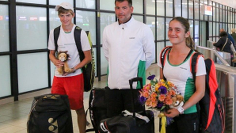 Младите ни тенис таланти се прибраха след големия успех в Италия