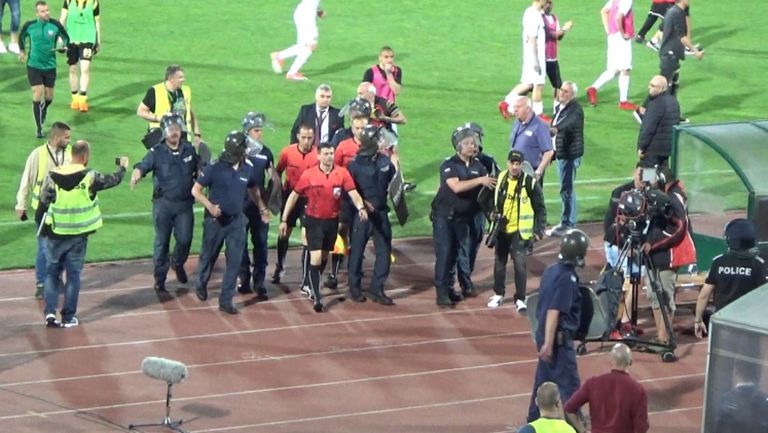 Полицията опази Ставров след полуфинала - реванш