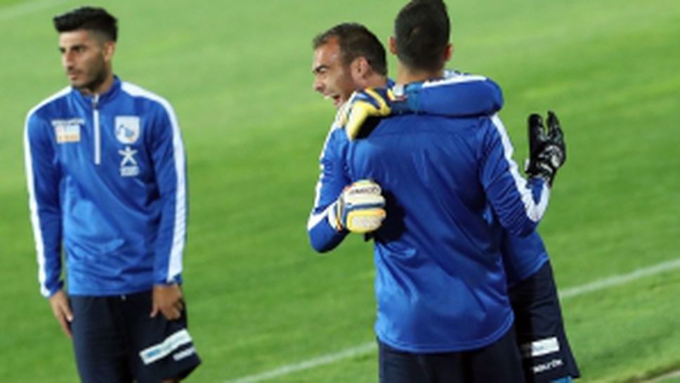 Националите на Кипър с последна тренировка преди мача с България