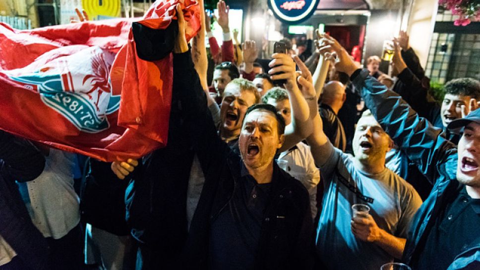 5000 фена на Ливърпул се събраха в Рим при засилено полицейско присъствие