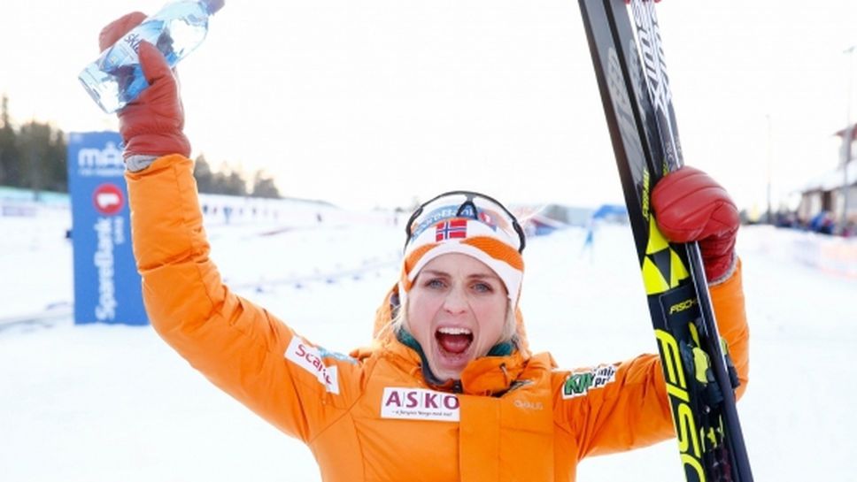 Терезе Йохауг стана шампионка в скиатлона на 15 км на световното (видео)