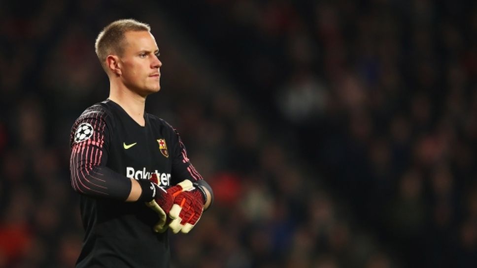 Тер Стеген: Обмислях дали да напусна Барселона заради конкуренцията с Клаудио Браво