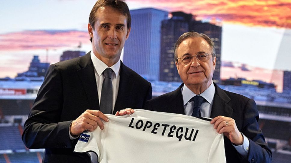 Флорентино Перес официално представи Юлен Лопетеги начело на Реал