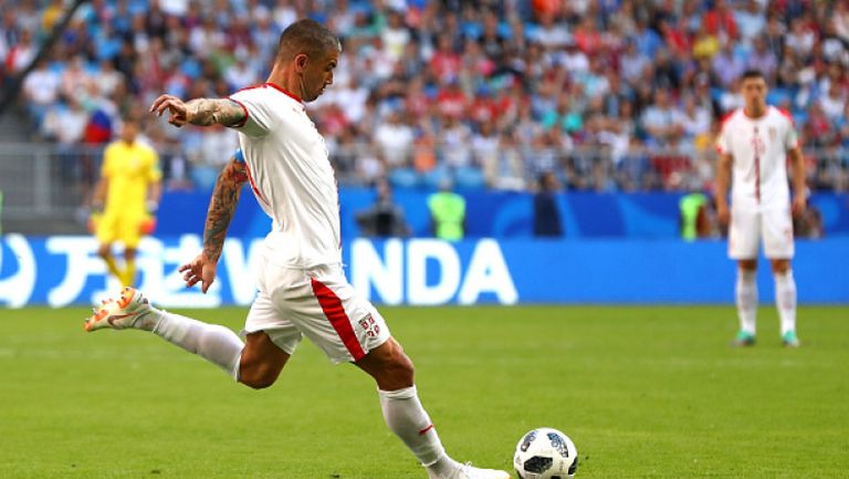 Феноменален гол на Коларов от фаул даде аванс на Сърбия срещу Коста Рика