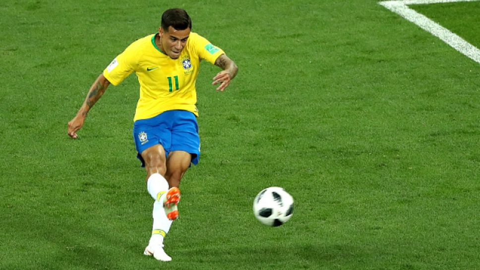 Смайващ гол на Коутиньо даде аванс на Бразилия срещу Швейцария