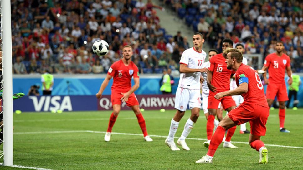Кейн даде аванс на Англия с втория си гол срещу Тунис