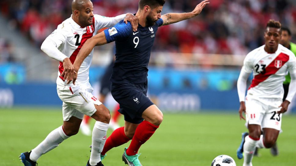 Франция на осминафинал след минимален успех над Перу