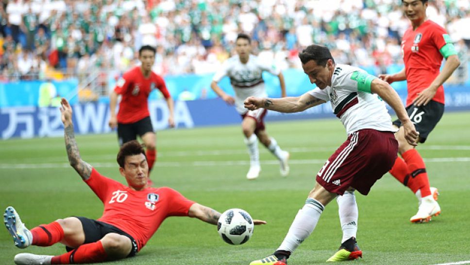 Дузпа на Вела изведе Мексико напред в мача с Южна Корея