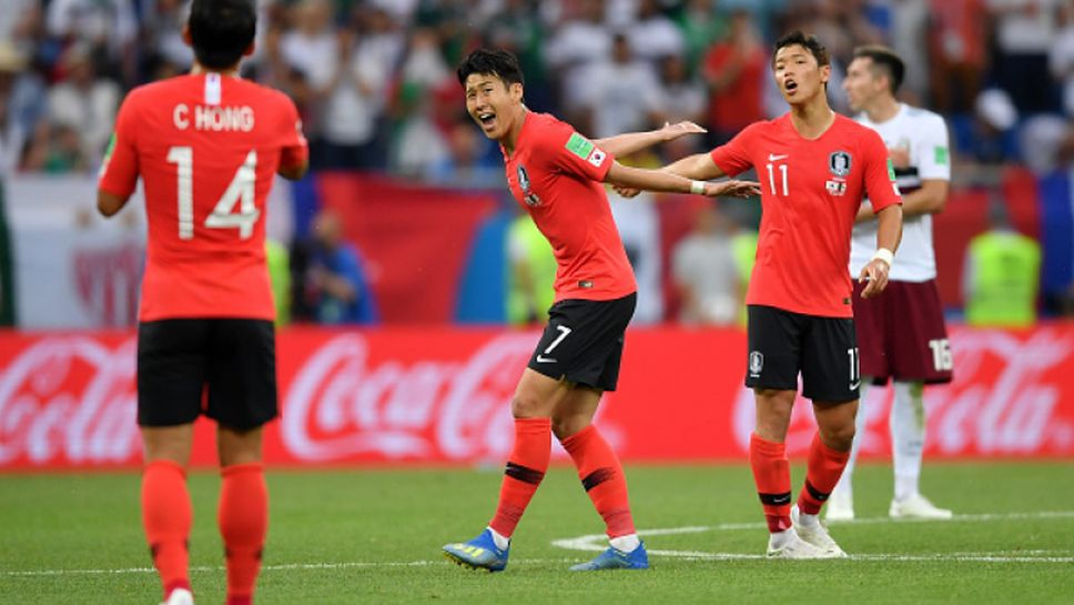 Сон с почетно попадение за корейския тим в мача с Мексико