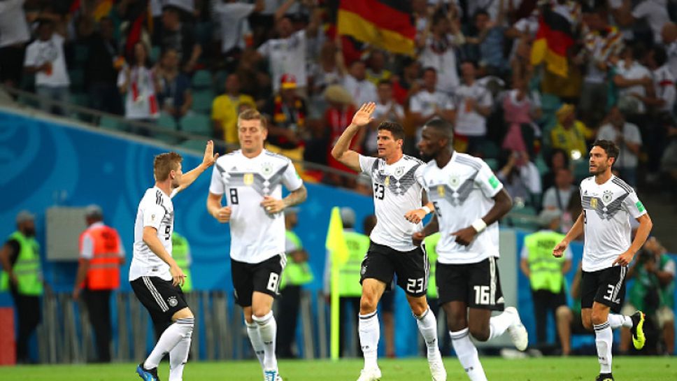 Германия победи коравите шведи с брилиянтен гол на Кроос