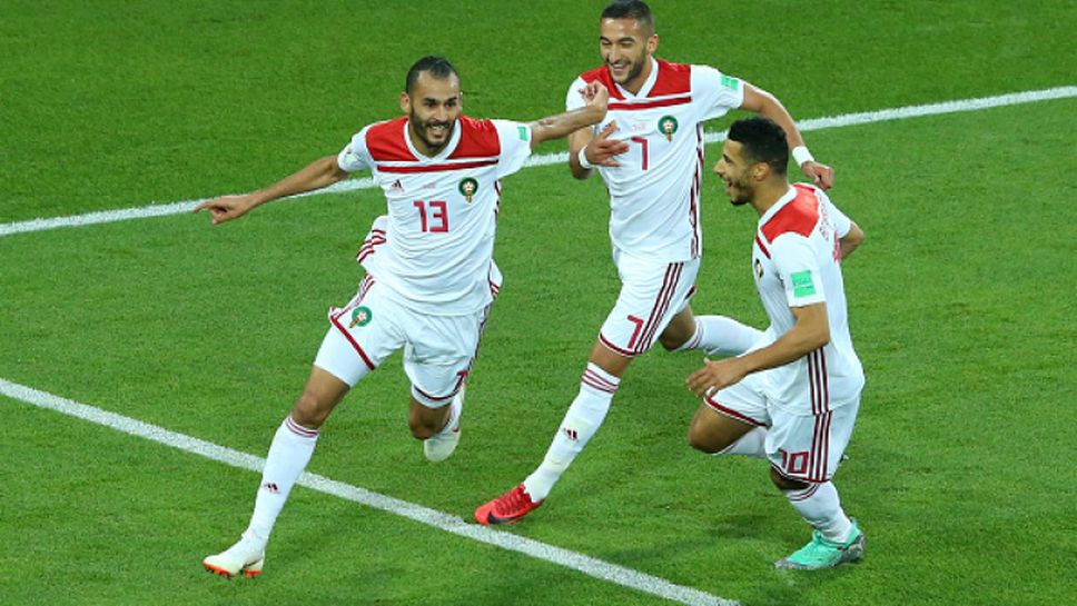 Халид Бутаиб изведе сензационно Мароко в мача срещу Испания
