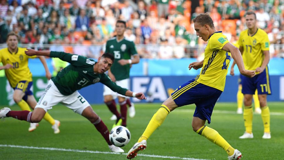 Аугустинсон изведе Швеция напред в резултата срещу Мексико