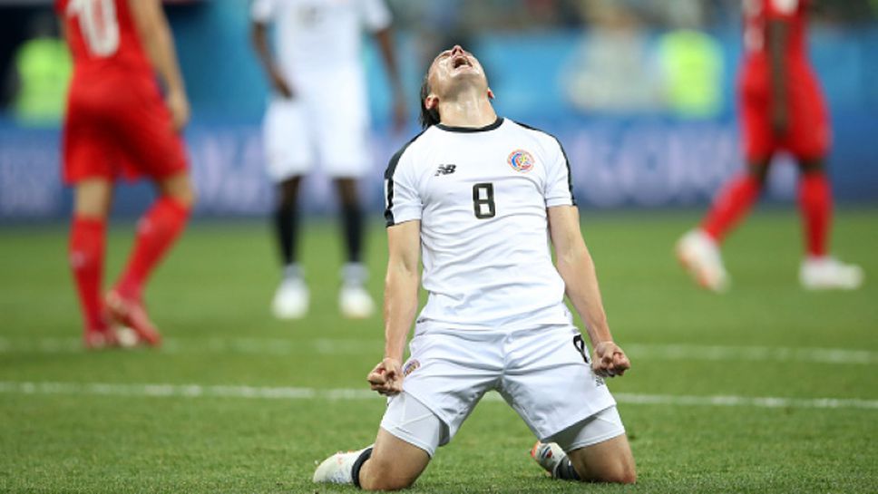 Гредата спаси Коста Рика десетина минути преди края на мача с Швейцария