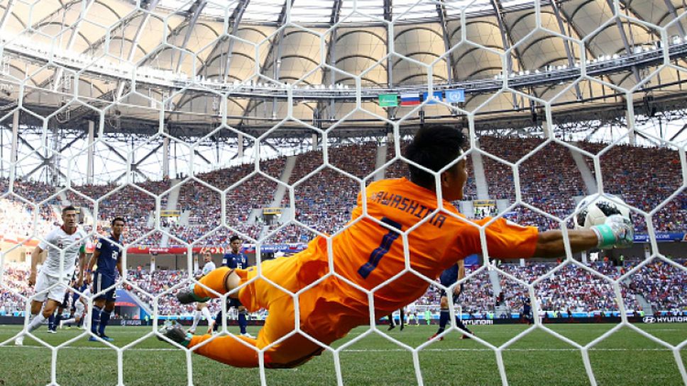 Използваха технологията на голлинията на мача Япония - Полша