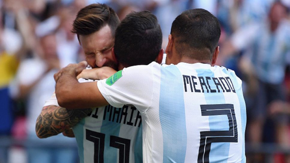 Аржентина обърна Франция след рикошет и гол на Меркадо