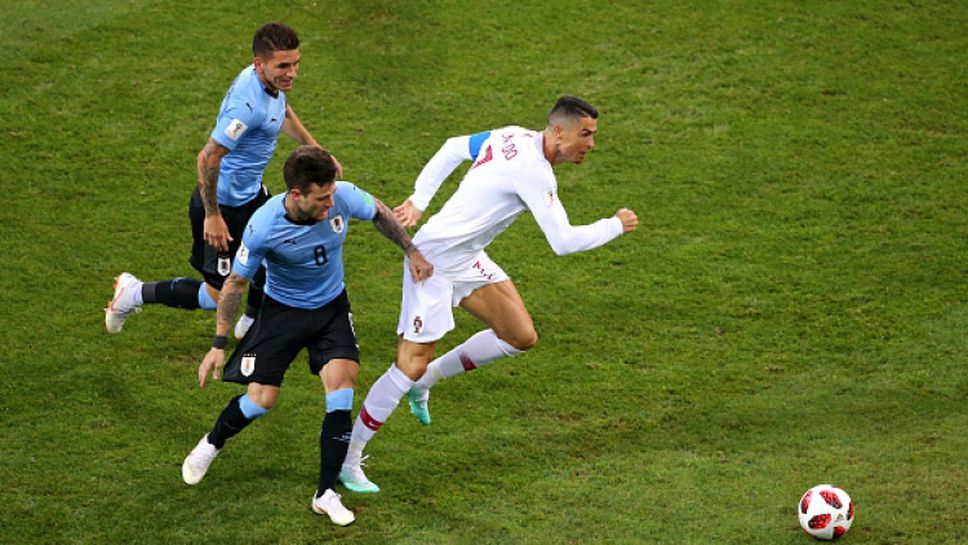 Уругвай пречупи Португалия и е на 1/4 финал срещу Франция