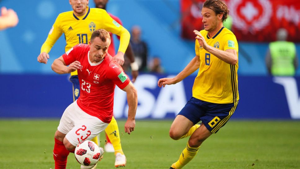 Швеция пребори Швейцария и е на 1/4 финал