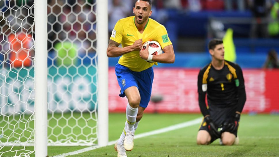 Ренато Аугусто съживи бразилските надежди с гол срещу Белгия