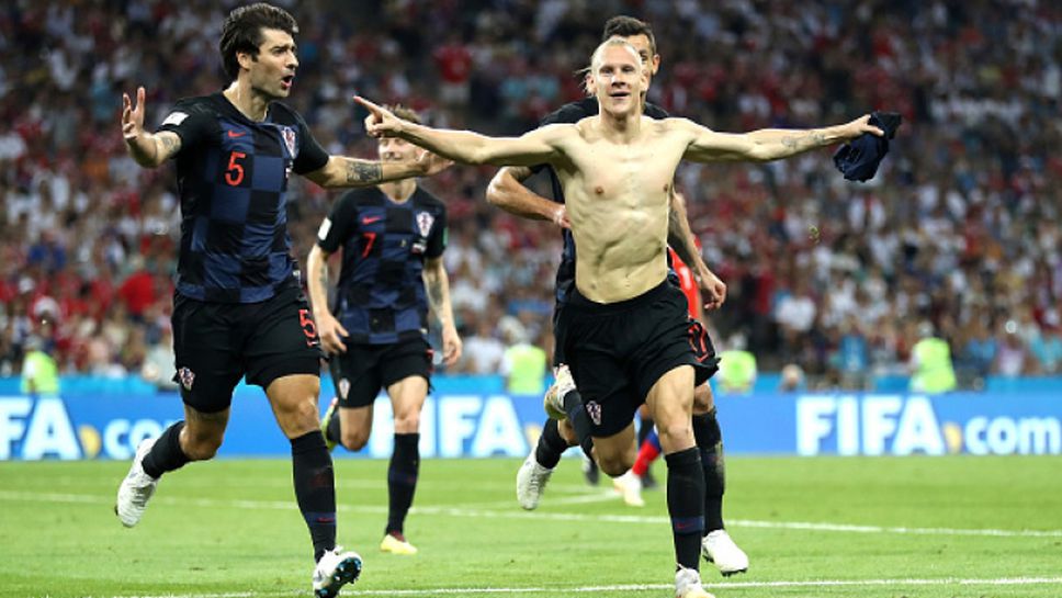 Удар на Вида изведе Хърватия с гол напред срещу Русия