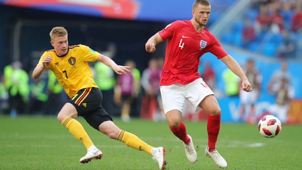 Дайър пропусна да върне интригата в мача Белгия - Англия